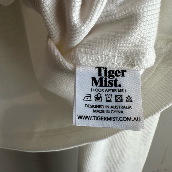 Tiger Mist Renera Cropped Polo Top White S - Picture 6 of 11